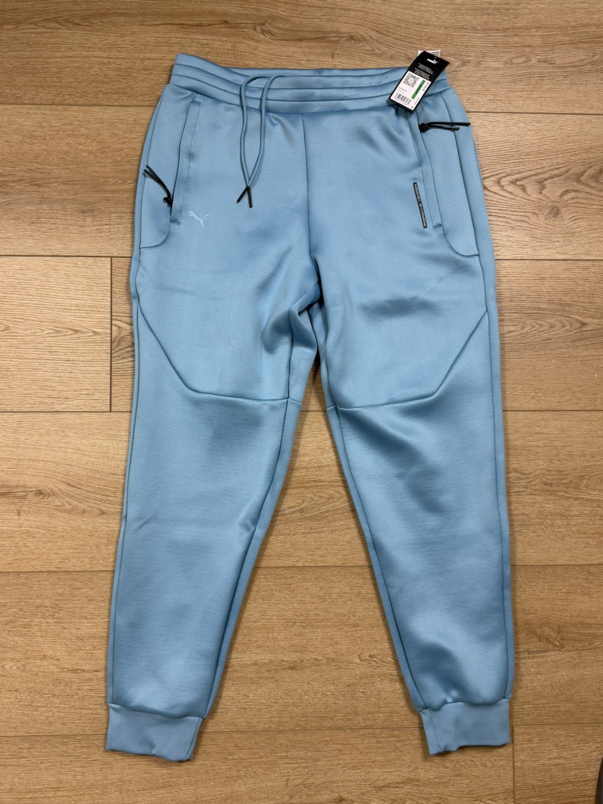 NWT $150.00 Puma X Mens Porsche Design Sweat Pants Blue Sz LARGE