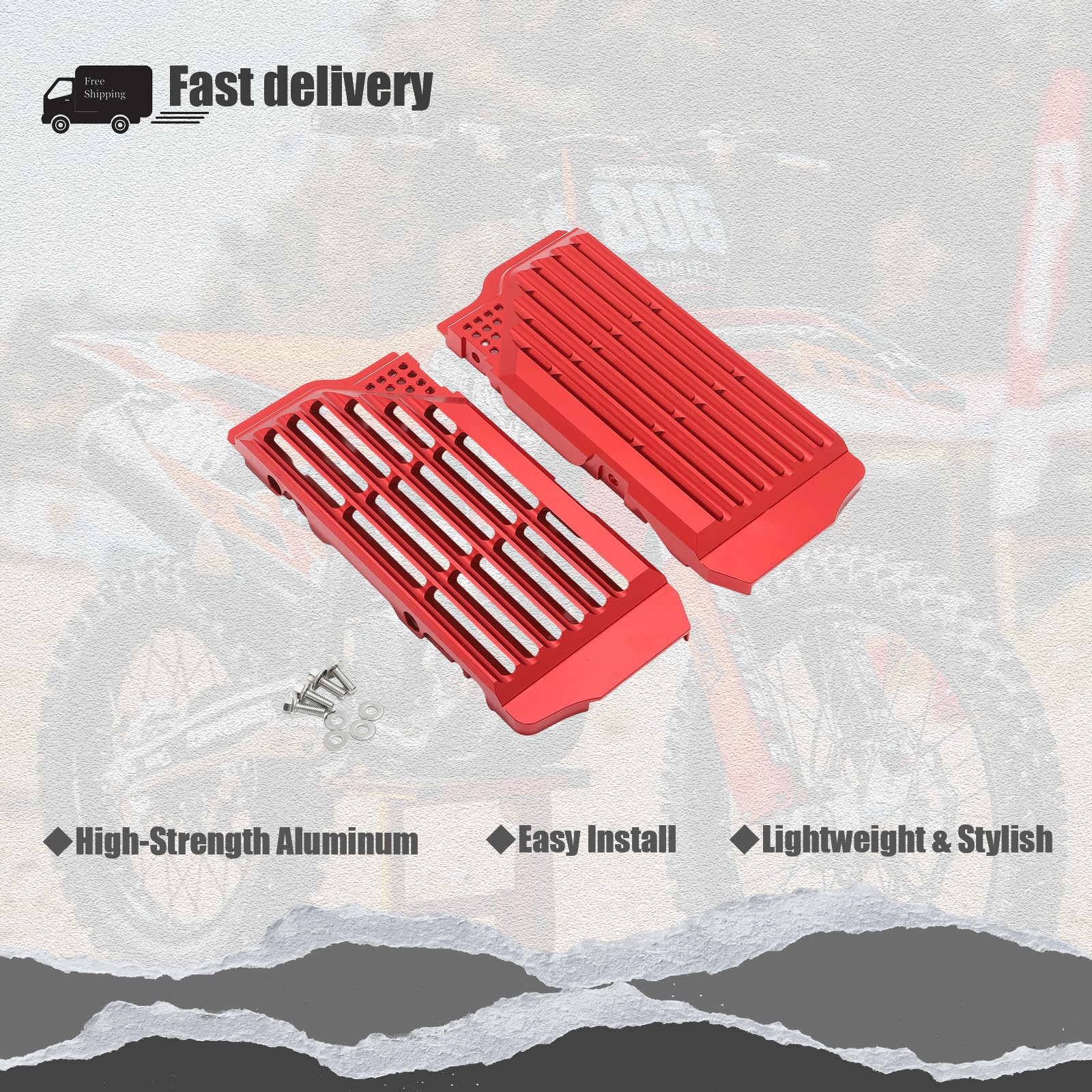 For Beta Aluminum Radiator Guard Brace RR 250 300 350 390 420 480 2020-2024 21 For Beta Aluminum Radiator Guard Brace RR 250 300 350 390 420 480 2020-2024 21