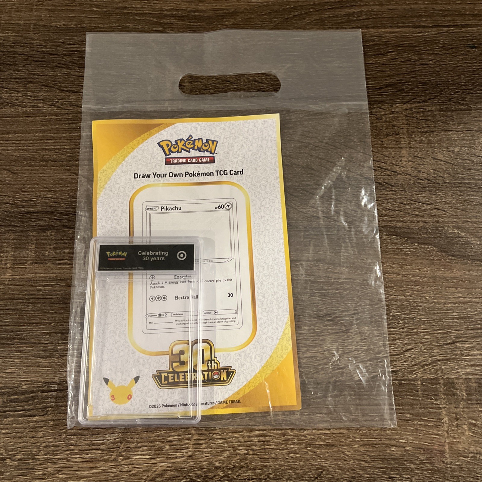 Target - Draw Your Own Pokémon TCGCard 30th Celebration Promo - CASE - Pokemon Target - Draw Your Own Pokémon TCGCard 30th Celebration Promo - CASE - Pokemon
