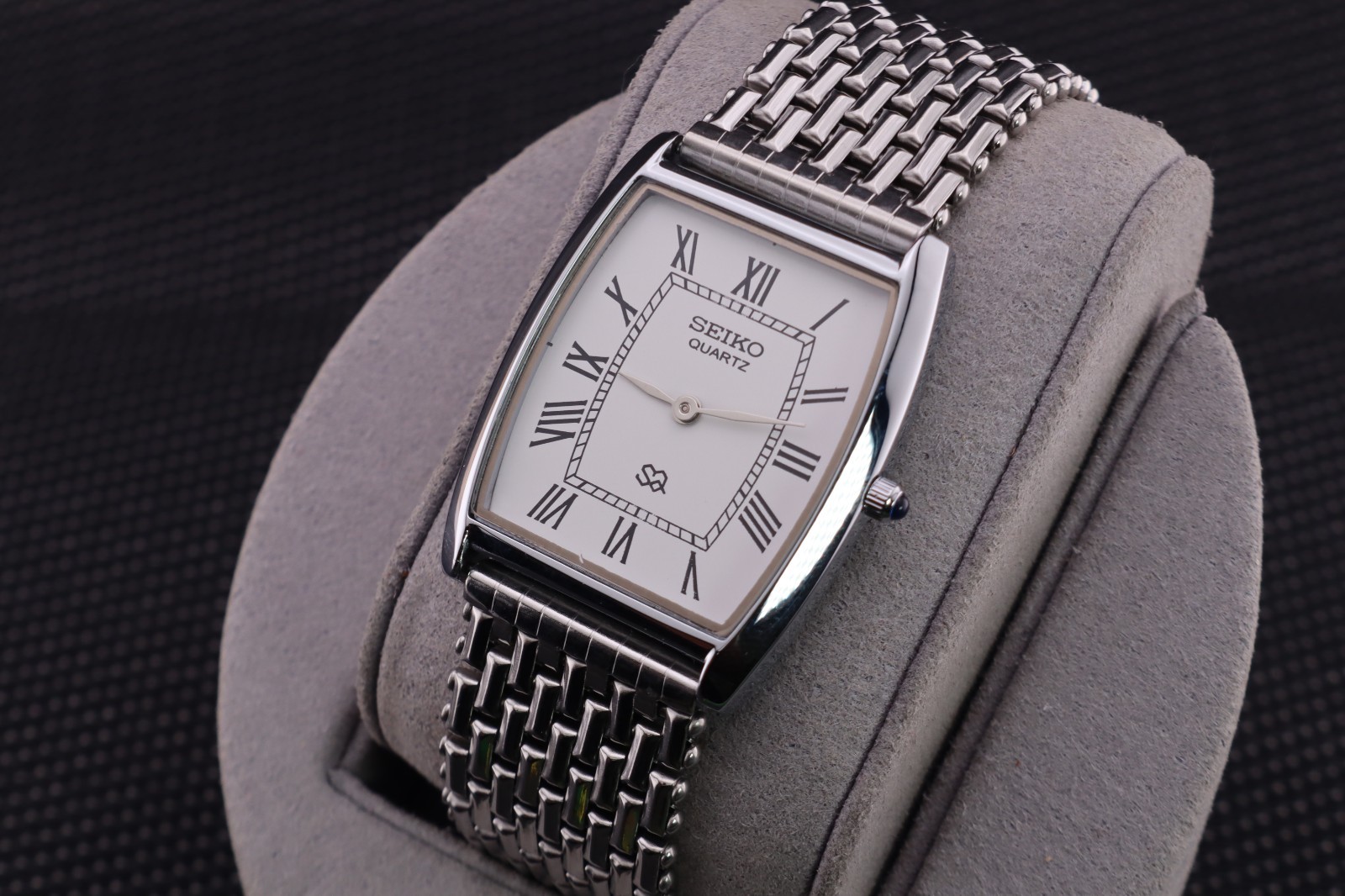 Vintage Refurbished Seiko Slim Tank Watch Japan Quartz Men’s Wristwatch  Watch