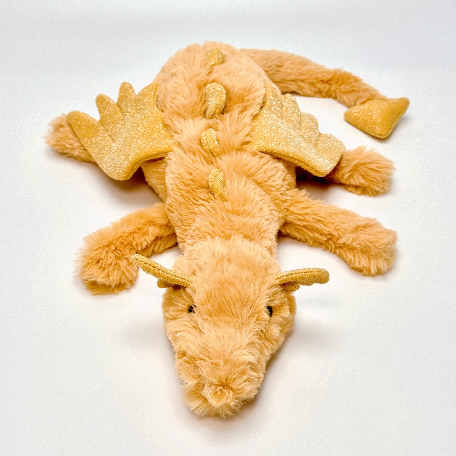 Jellycat Golden Yellow Dragon 50 cm Large with Dust Bags & Tags Gift Jellycat Golden Yellow Dragon 50 cm Large with Dust Bags & Tags Gift
