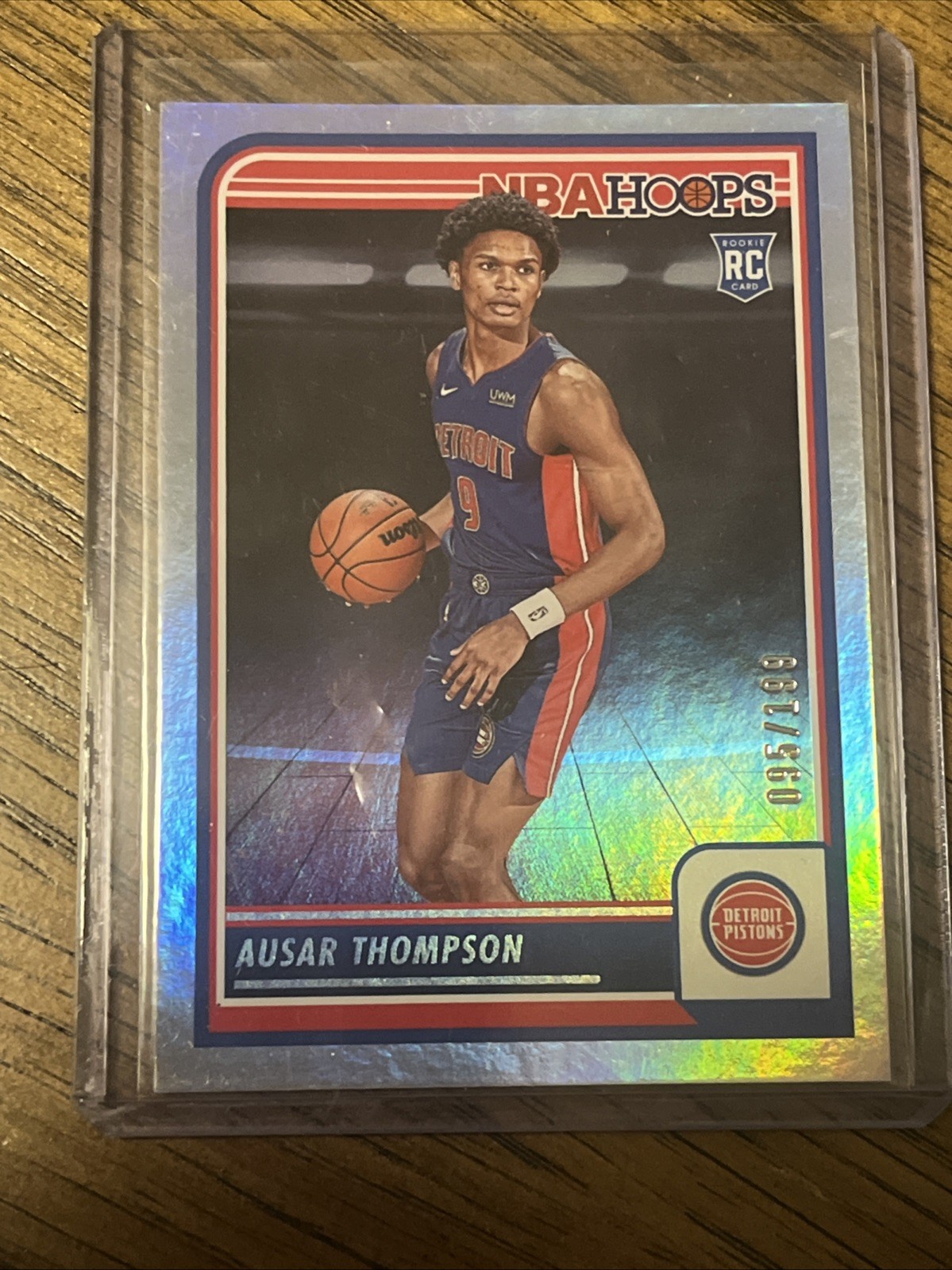 2023-24 Panini NBA Hoops - Rookies Ausar Thompson #255 Silver /199 (RC)
