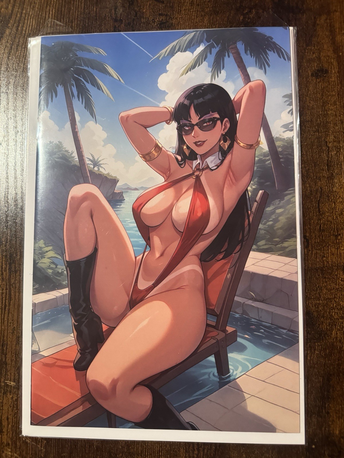 Keys Comics Artbook Vampirella Nice In Costume Summer Vacation Keys Comics Artbook Vampirella Nice In Costume Summer Vacation
