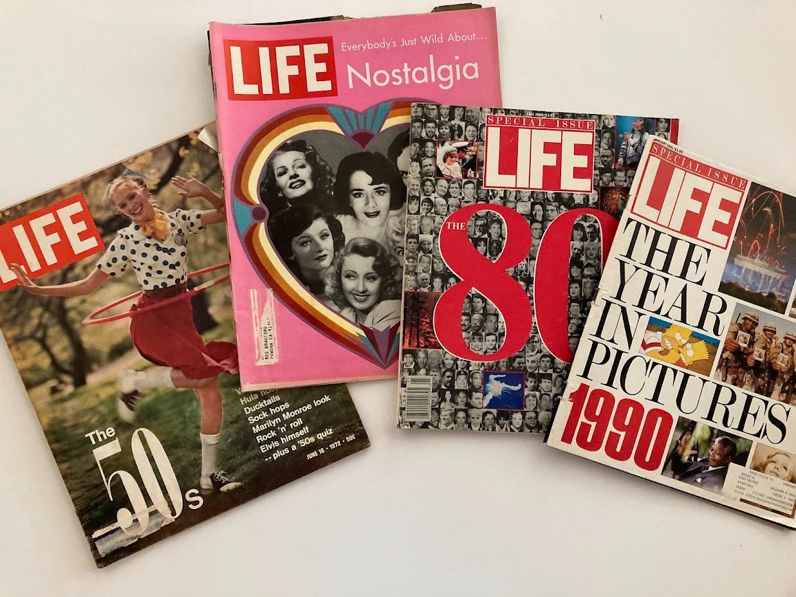 LIFE Magazines | (4) Vintage Issues Featuring the Past Years and Decades