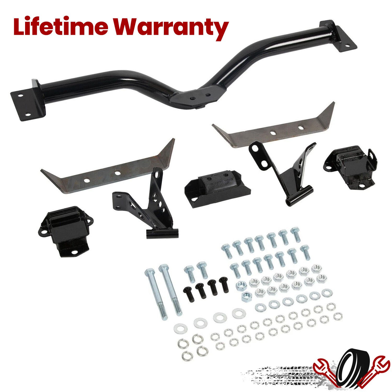 For 55-57 Chevy 210 150 Belair V8 Engine crossmember Transmission Mount Kit For 55-57 Chevy 210 150 Belair V8 Engine crossmember Transmission Mount Kit