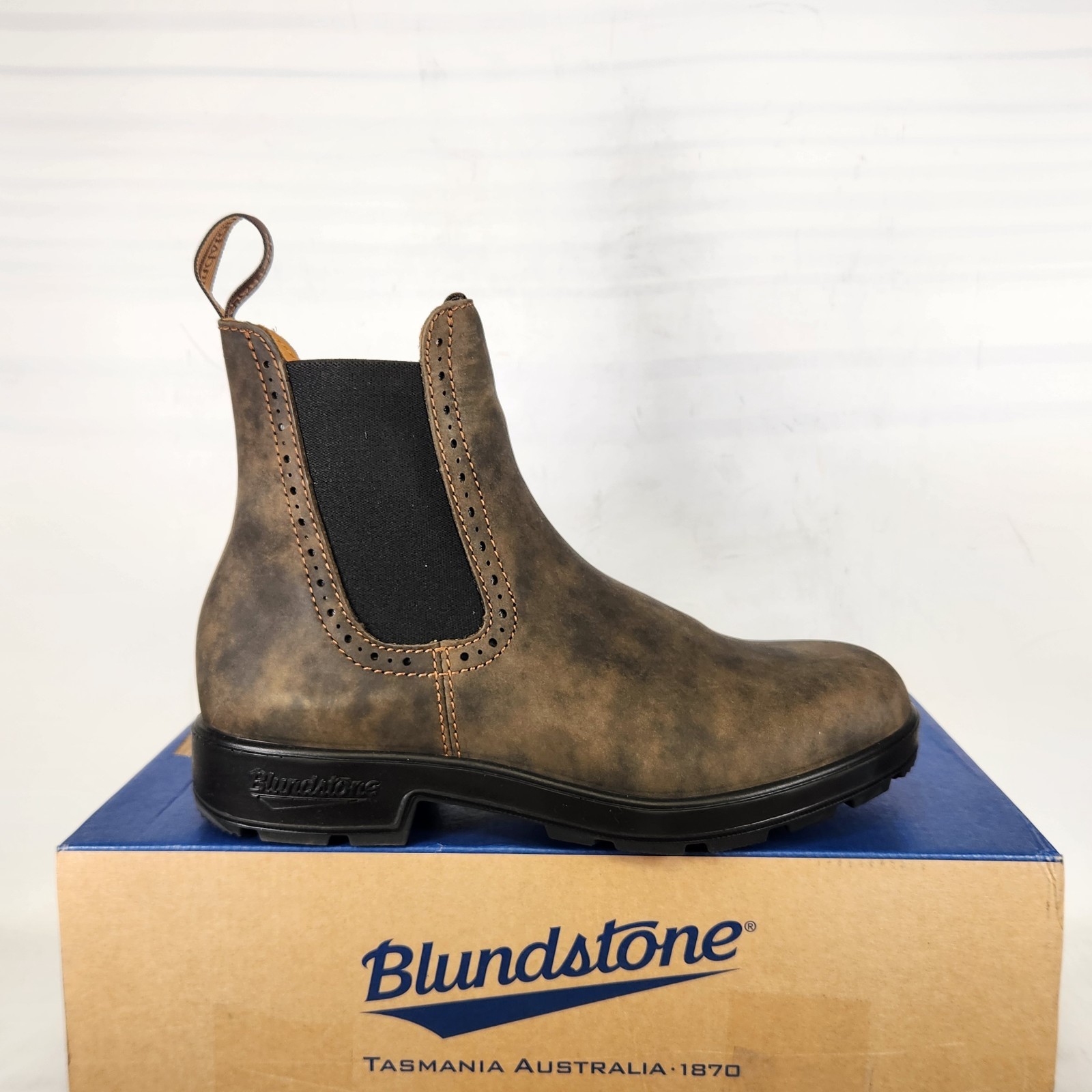 6 Men / 8 WOM - Blundstone 1351 Elastic Sided Boot Lined - Dark Brown