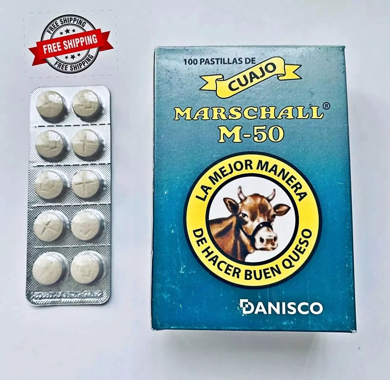 Cuajo Coagulante Marschall 10 Pastillas Tabletas Para Hacer Queso Rennet Tablets Cuajo Coagulante Marschall 10 Pastillas Tabletas Para Hacer Queso Rennet Tablets