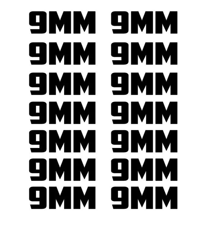 Ammo Box Can Case Sticker Decal .22 223 9MM .45 .40 .300 .38 5.56 (3\ Ammo Box Can Case Sticker Decal .22 223 9MM .45 .40 .300 .38 5.56 (3\