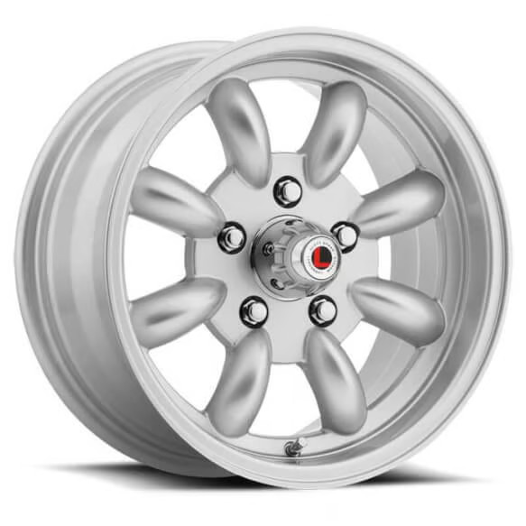 Legendary Wheels T/A 8-Spoke - 15 x 7 in. - 5 x 4.5 - 4.25 bs - Silver