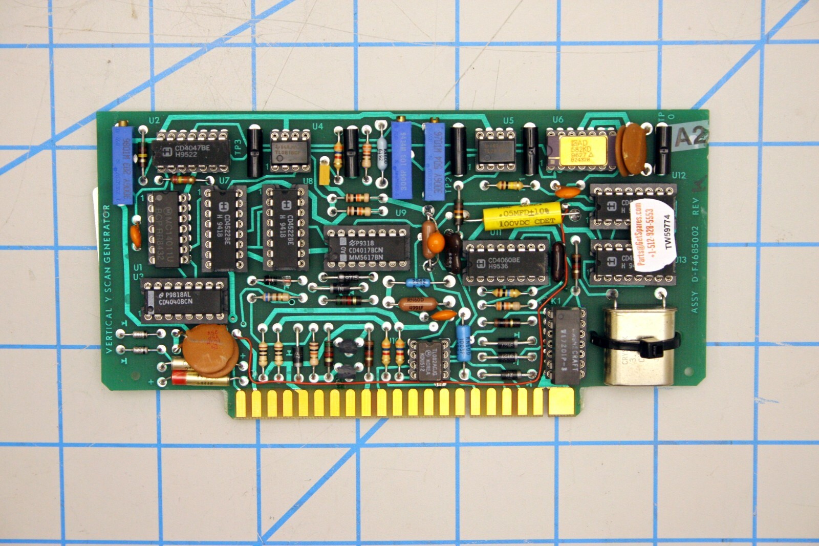 D-F4685002 / VARIAN ASSY D-F4685002 PCB VERTICAL Y SCAN GENERATOR / VARIAN