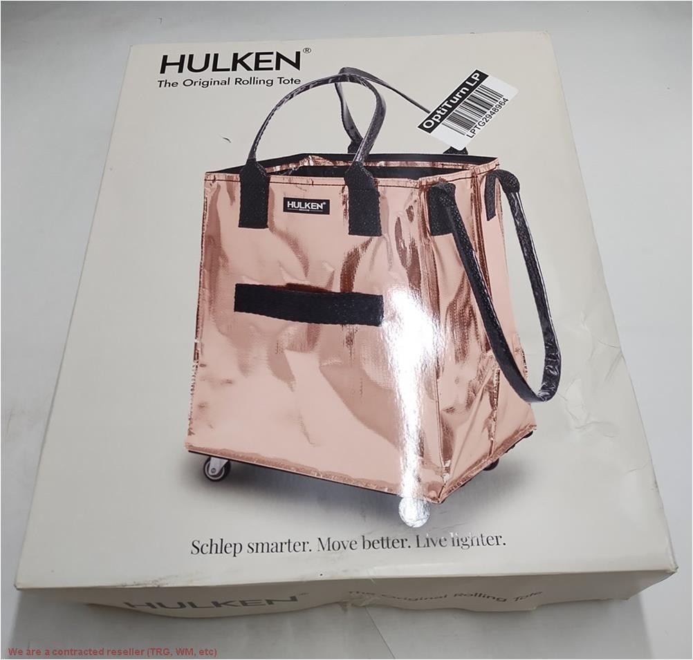 HULKEN Original Rolling Tote Bag Medium Rose Gold SEE DETAILS