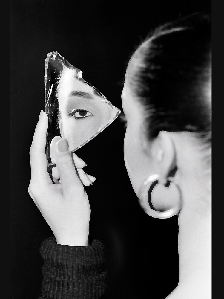 Sade Adu Mirror Black & White Poster – Iconic Singer Wall Art Music Print