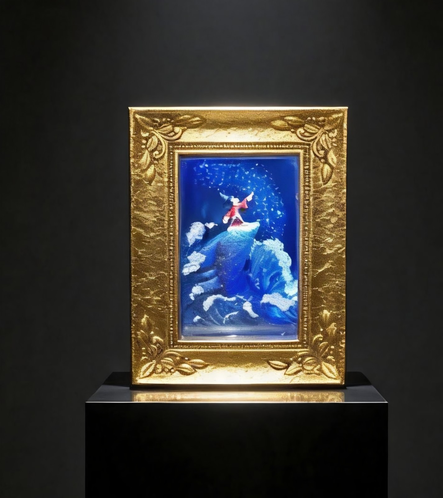Disney Olszewski Gallery of Light Sorcerer Mickey Magic in the Stars Shadow Box Disney Olszewski Gallery of Light Sorcerer Mickey Magic in the Stars Shadow Box