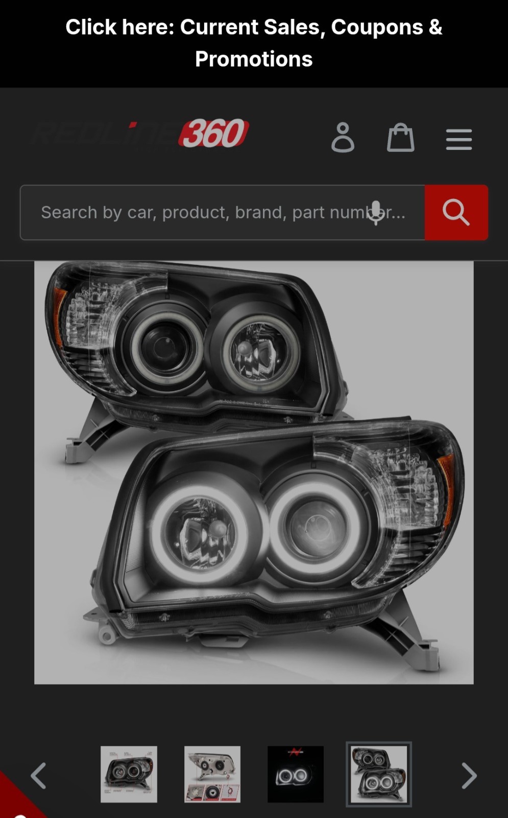 Anzo USA 111320 Projector Halo Headlights 06-09 Toyota 4Runner SR5/Limited 4.0L Anzo USA 111320 Projector Halo Headlights 06-09 Toyota 4Runner SR5/Limited 4.0L