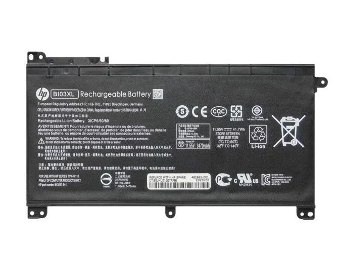 Genuine BI03XL ON03XL Battery For HP Pavilion X360 13-U 844203-850 844203-855 PC