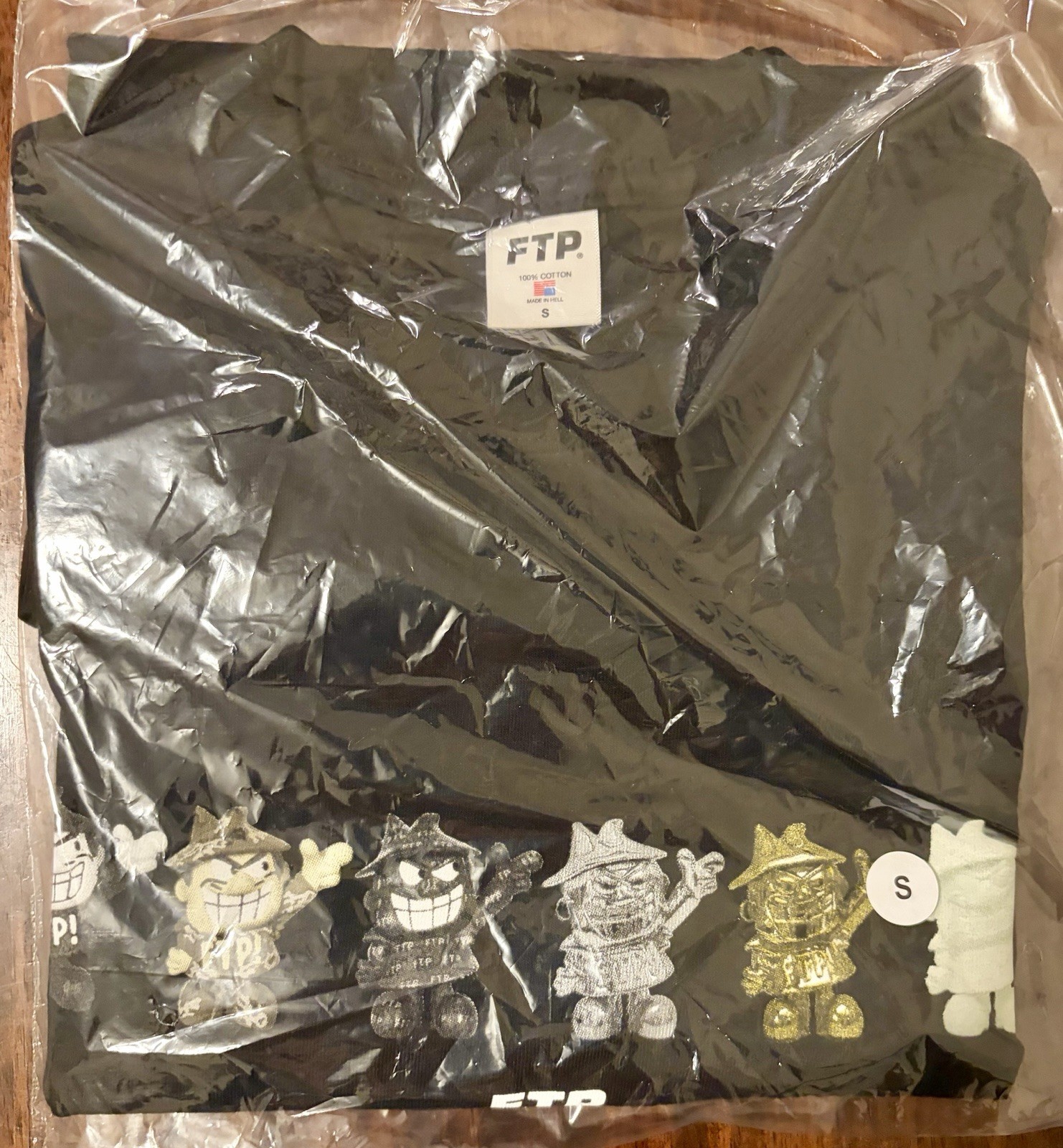 FTP Blind Box Logo Tee Shirt Size Small Brand New Sold Out Glows In The Dark FTP Blind Box Logo Tee Shirt Size Small Brand New Sold Out Glows In The Dark
