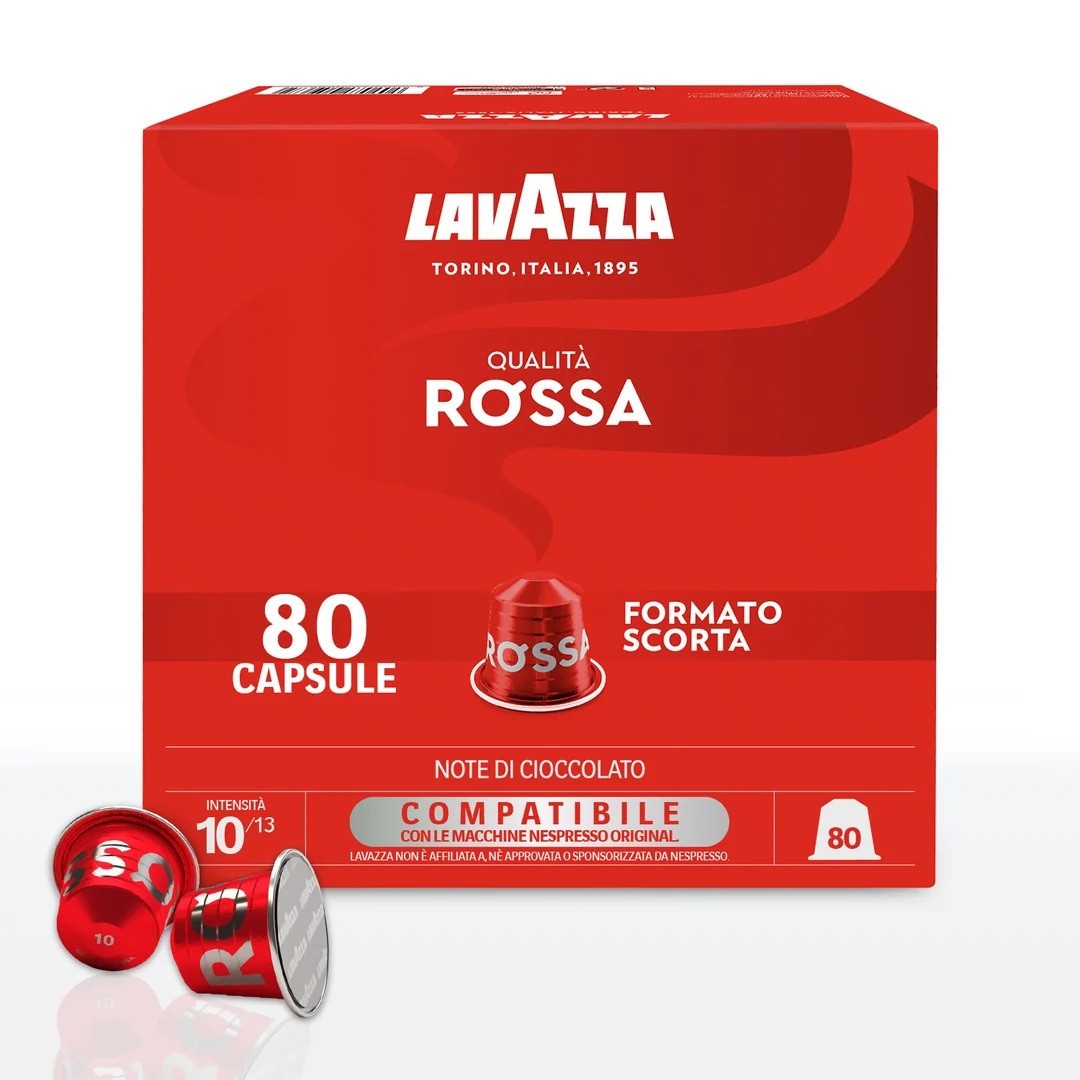 Qualità Rossa Lavazza Espresso Compatible Capsules 80 Count Qualità Rossa Lavazza Espresso Compatible Capsules 80 Count