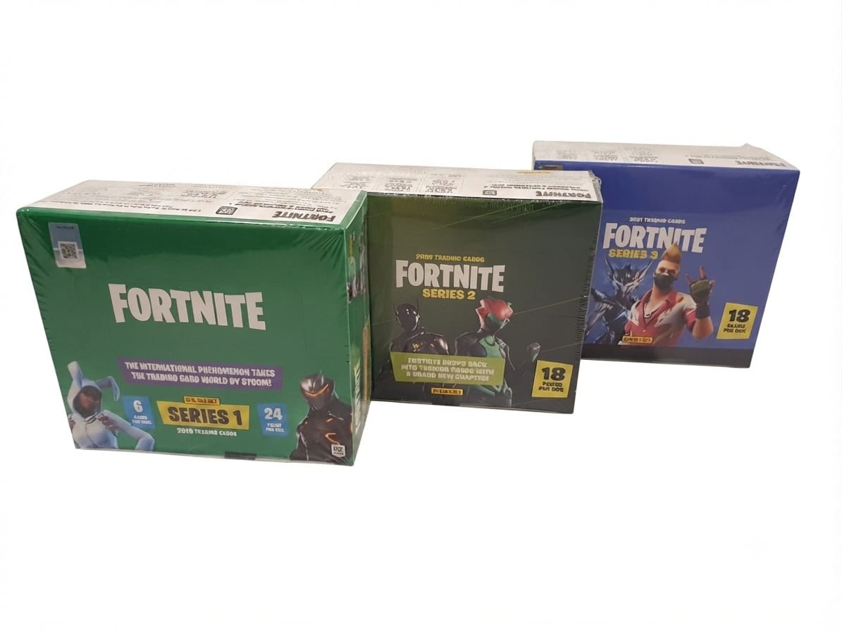 Panini Fortnite Series 1 , 2 and 3 - Hobby Box Set - 2019 , 2020 , 2021 - Box IT