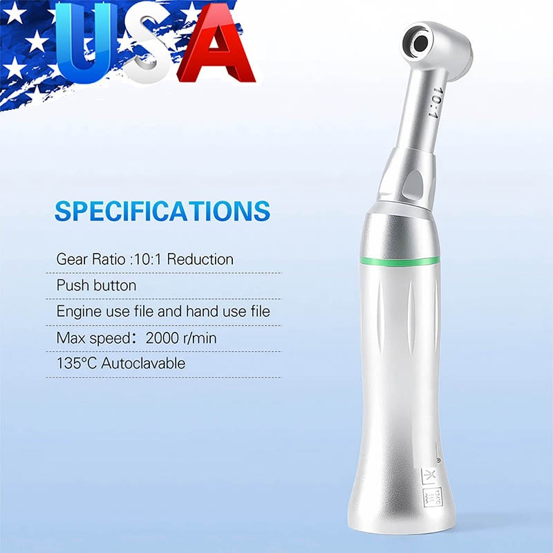Dental Endo Reciprocating Handpiece 10:1 Contra Angle Endodontic Dental Endo Reciprocating Handpiece 10:1 Contra Angle Endodontic