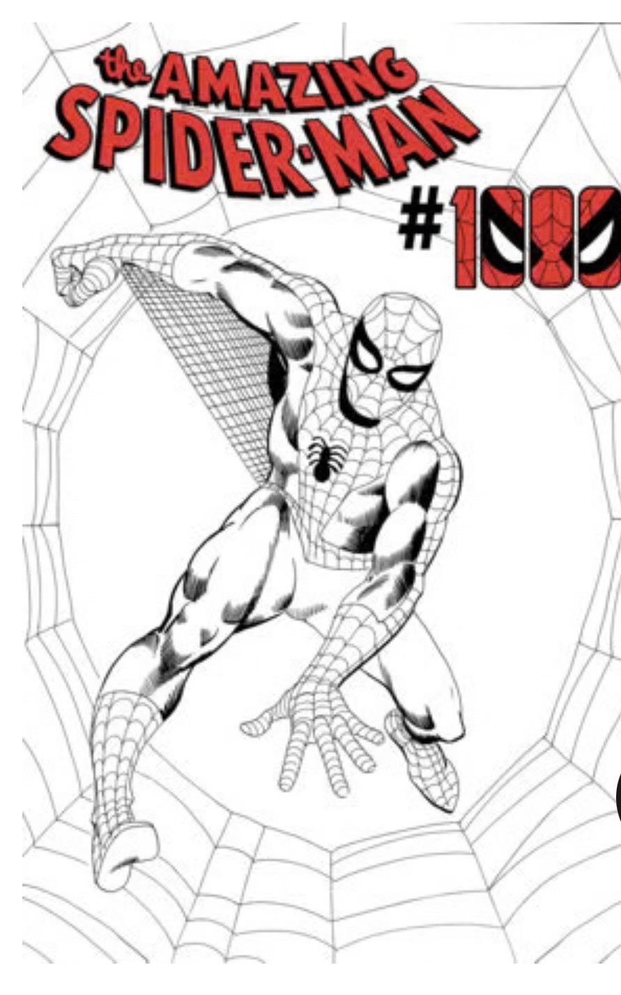 PRE-ORDER AMAZING SPIDER-MAN 1000 1:50 STEVE DITKO B&W VARIANT MARVEL PRESALE 