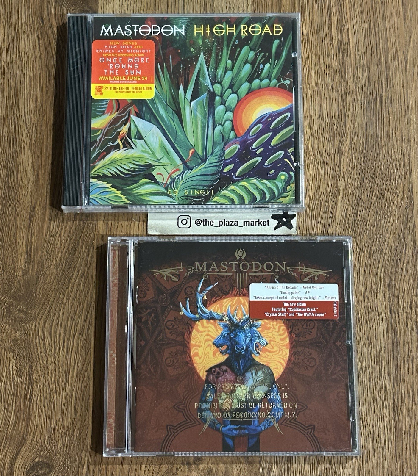 Mastodon CD Promo set Blood Mountain High Road single New Mastodon CD Promo set Blood Mountain High Road single New