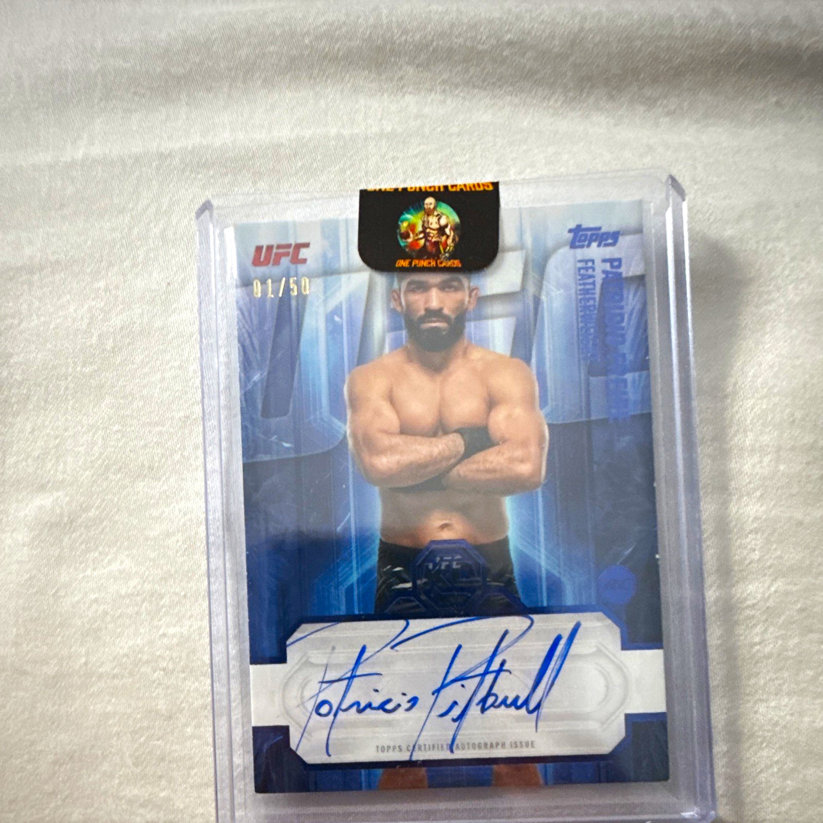 Topps UFC Knockout 2026 Patricio Freire Auto BLUE /50 1st on print eBay 1/1🔥 Topps UFC Knockout 2026 Patricio Freire Auto BLUE /50 1st on print eBay 1/1🔥
