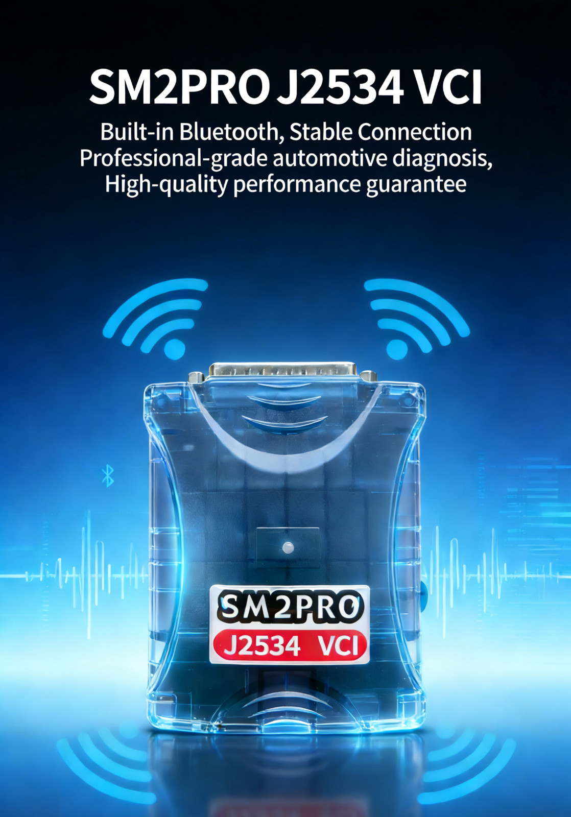 SM2 PRO PCM EC Diagnostic, Latest Upgraded Bluetooth Version V2.21.32,3 Dongles
