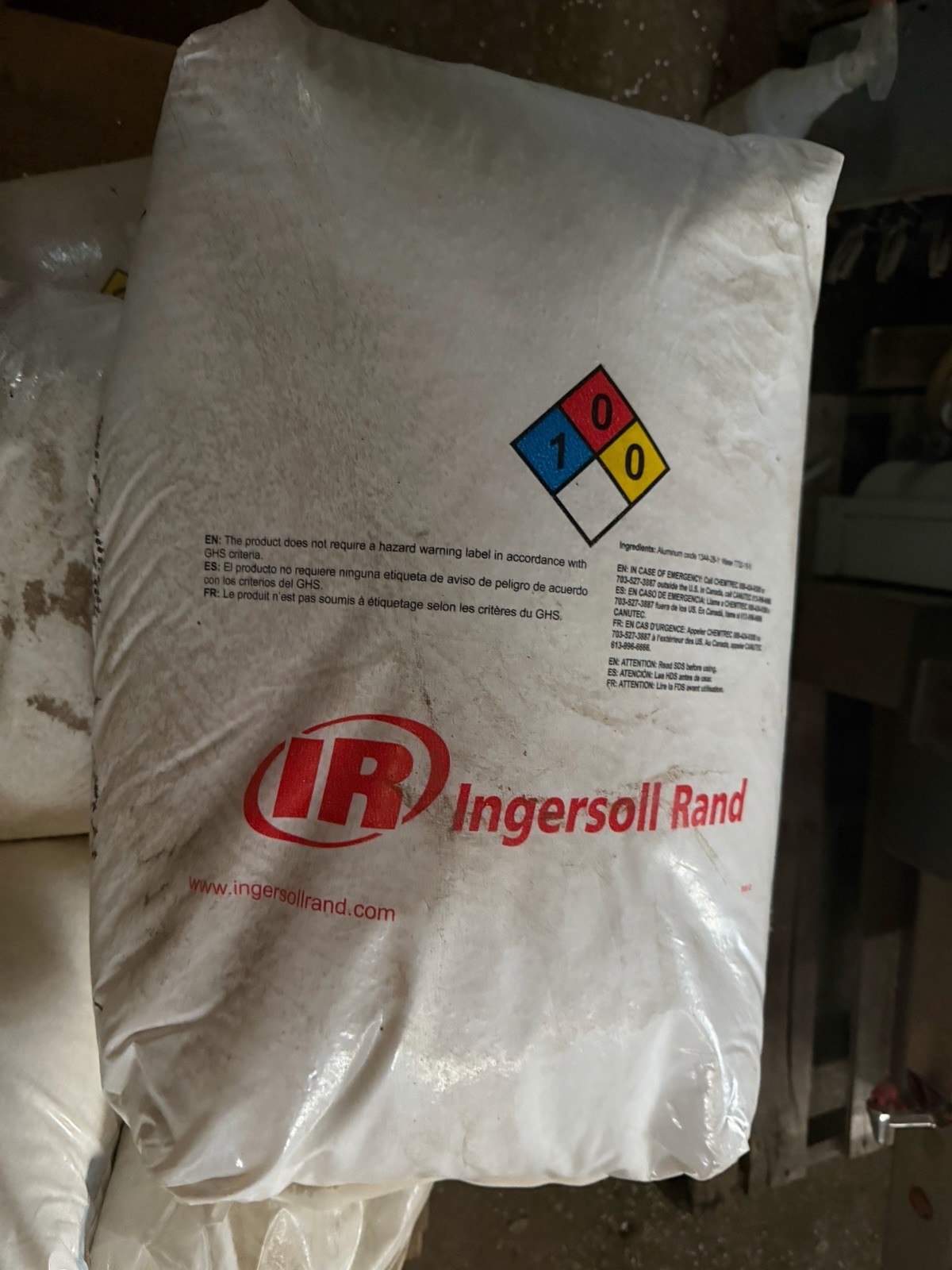 INGERSOLL RAND ACTIVATED ALUMINA DESICCANT BAG 25 KG BAG 15472930 *SHIPS FREE* INGERSOLL RAND ACTIVATED ALUMINA DESICCANT BAG 25 KG BAG 15472930 *SHIPS FREE*