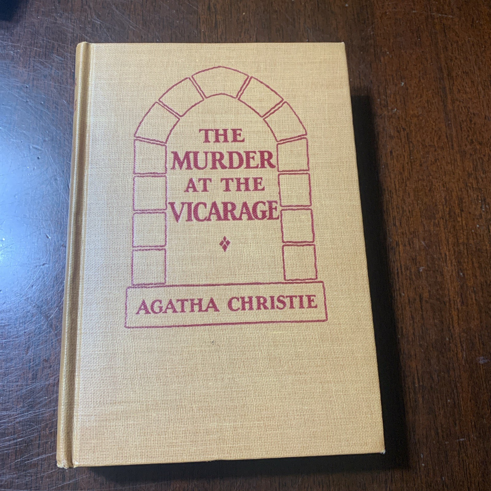 AGATHA CHRISTIE The Murder At The Vicarage 1942 Mystery Triangle Books