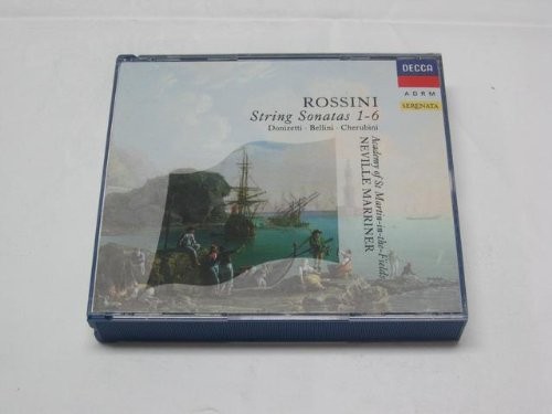 ROSSINI DONIZETTI MARRINER - String Sonatas 1-6 - 2 CD - **Excellent** - RARE