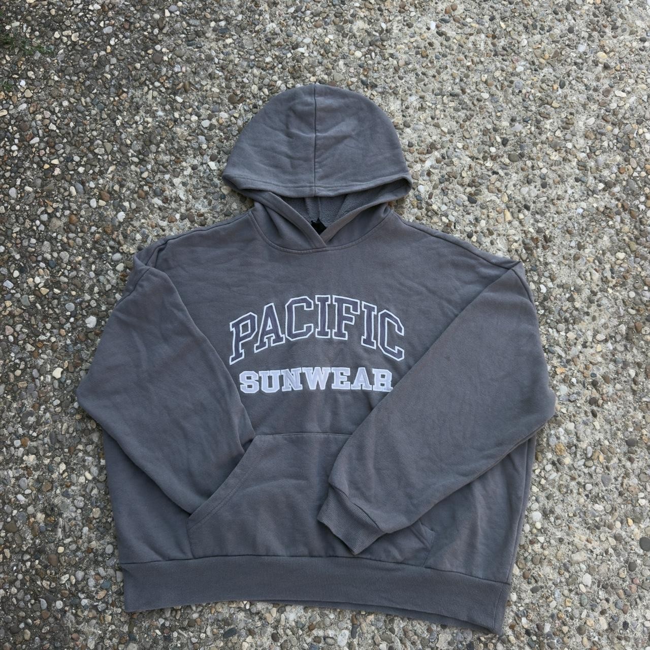 PacSun Los Angeles California Gray Fleece Pullover hoodie