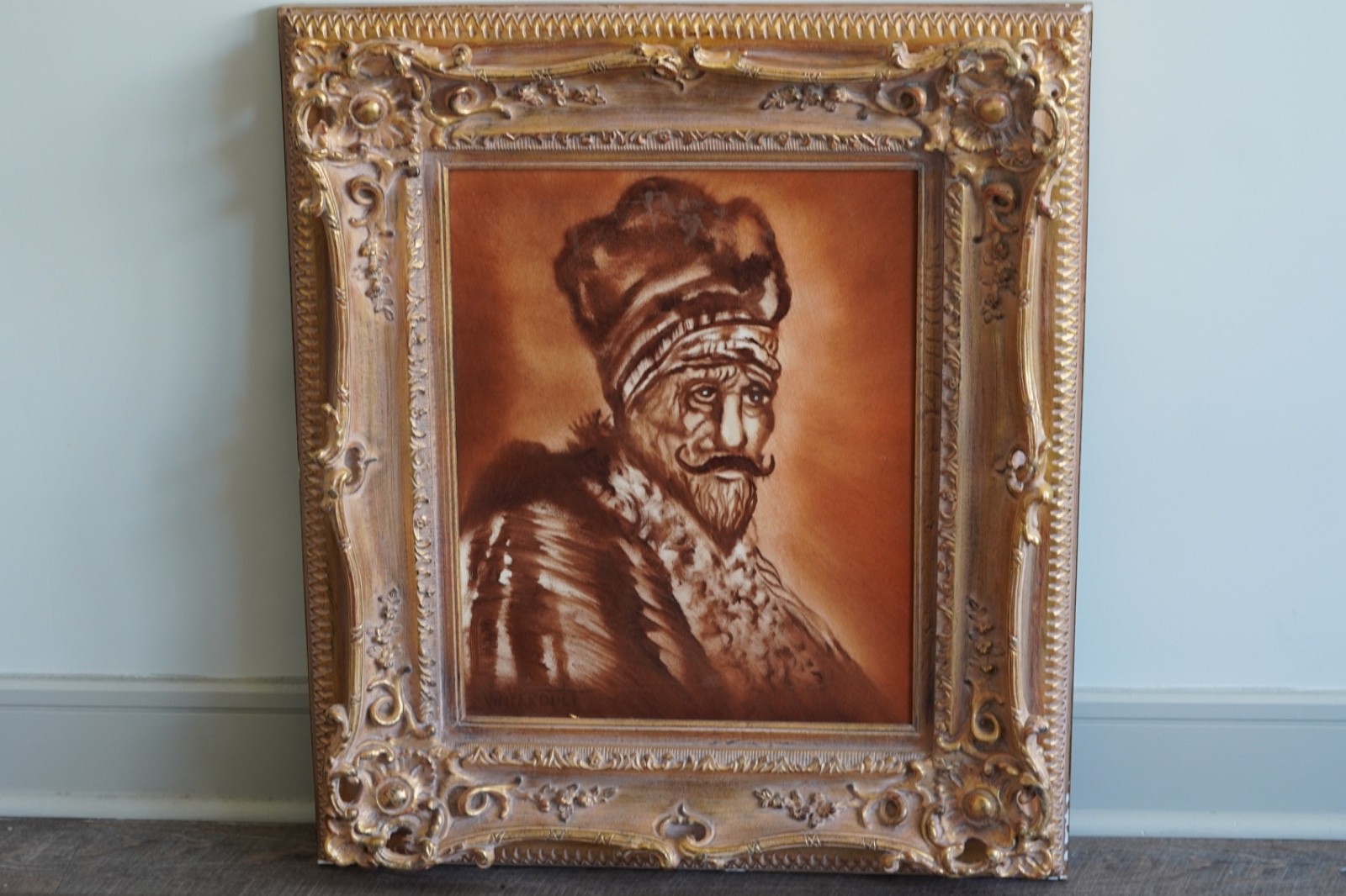 William Verdult Original Painting Sultan VI Acrylic Canvas