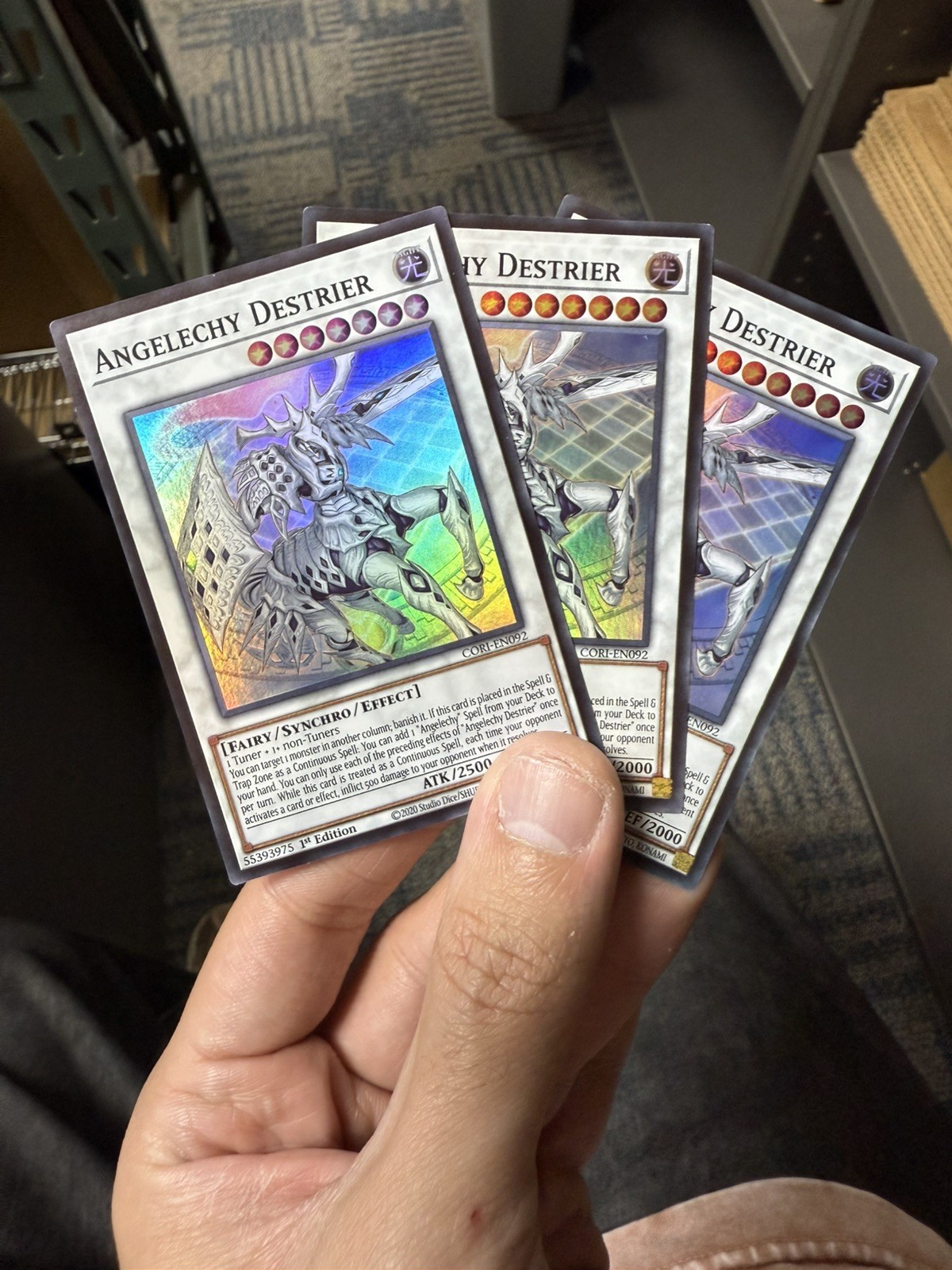 3X Angelechy Destrier Super Rare CORI-EN092 