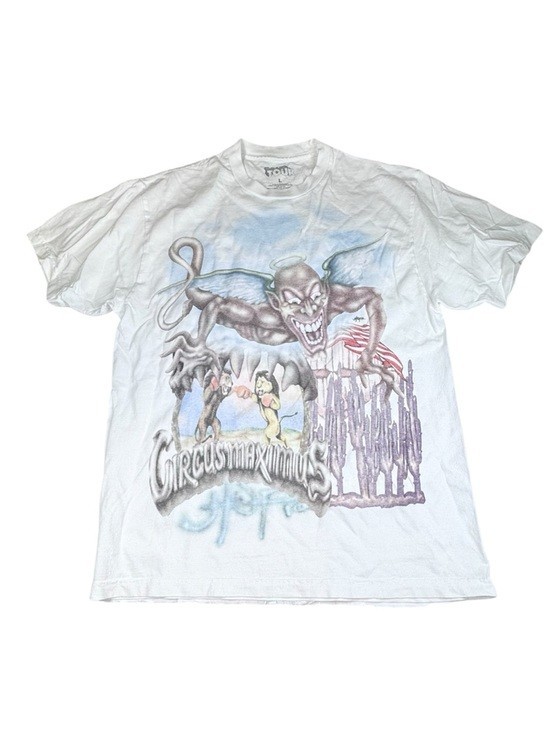 NWOT Travis Scott T-Shirt Men Size Large White Graphic Circus Maximus Tour 2023