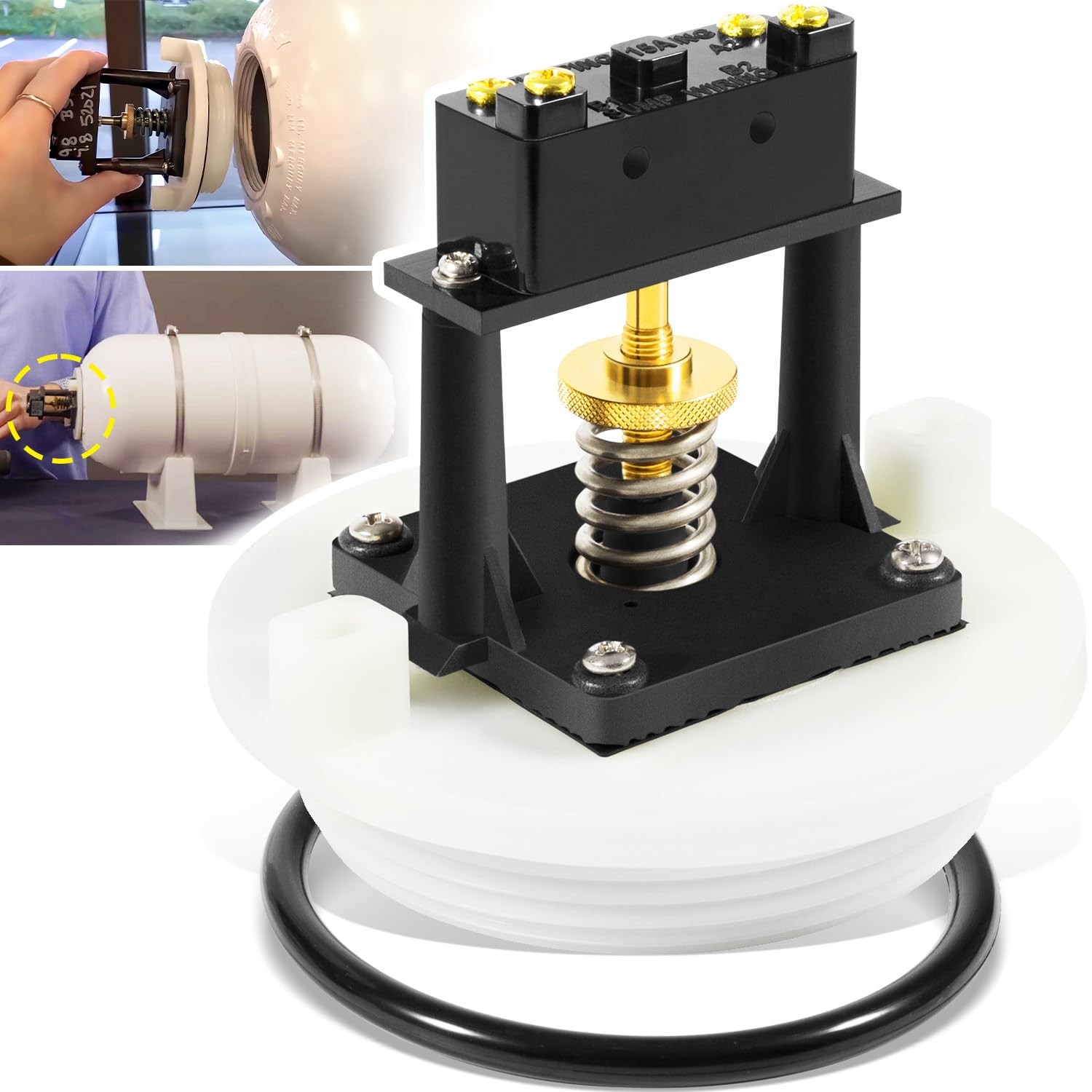 For Sealand Dometic 729100 385318032 Vacuum Pump Kit Vacuum Tank Switch Kit