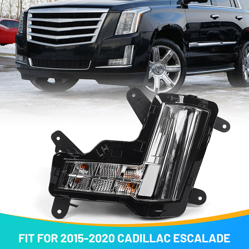 For 2015-2020 Cadillac Escalade Left Driver Side LED Fog Lights w/o Crash Brake
