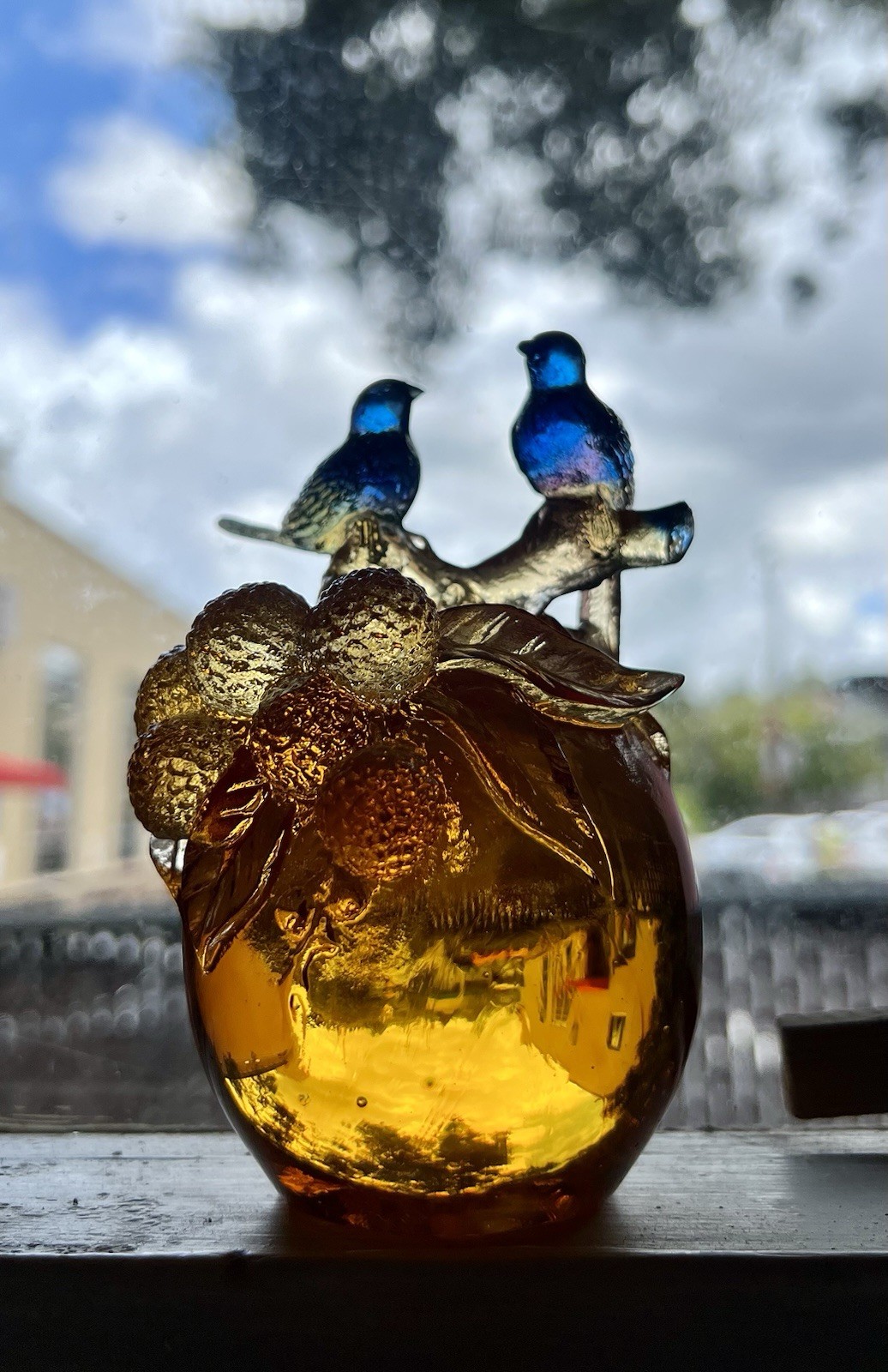 Rare TITTOT Chinese Signed Art Crystal Glass \