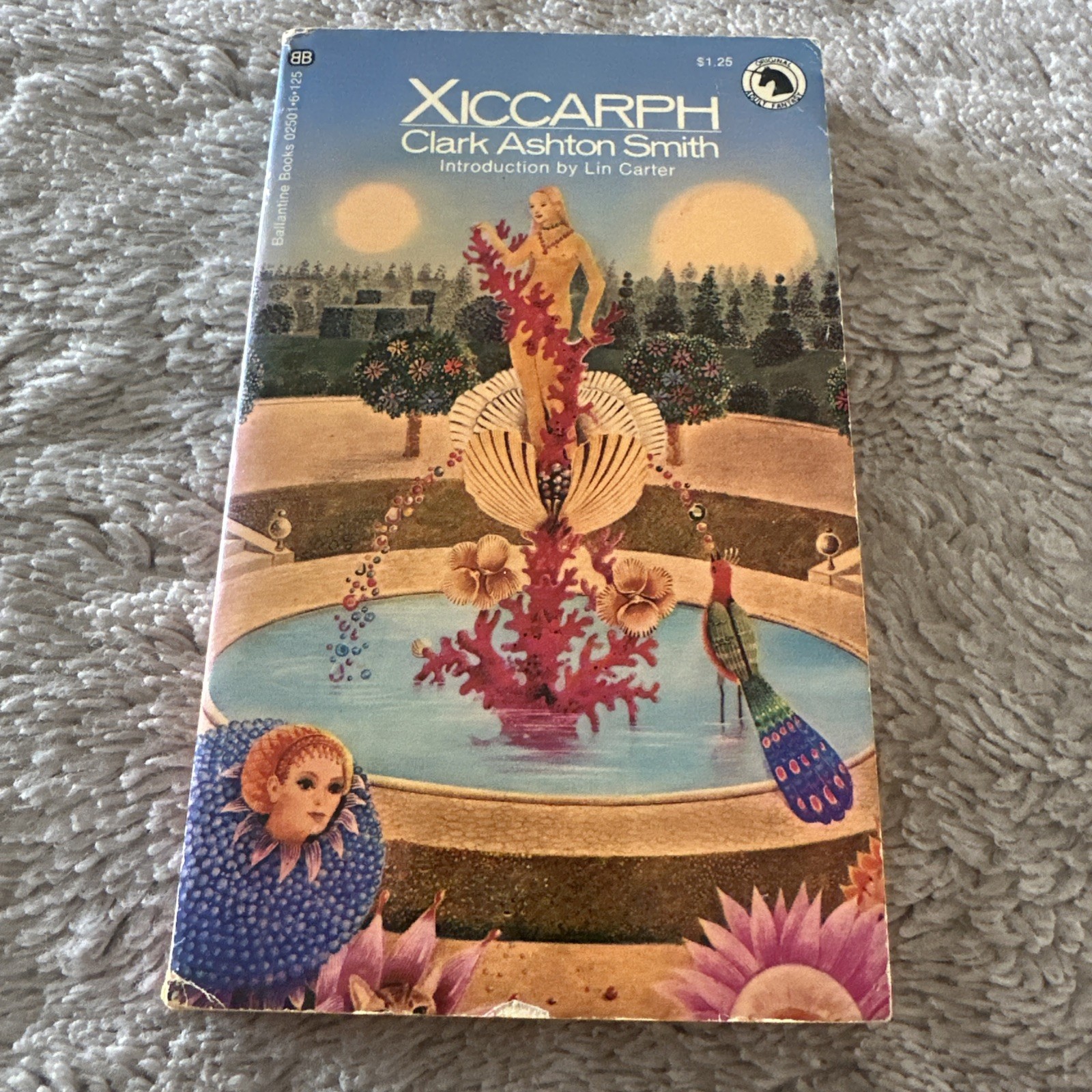 Xiccarph Clark Ashton Smith 1972 1st Print Ballantine Adult Fantasy Trade PB