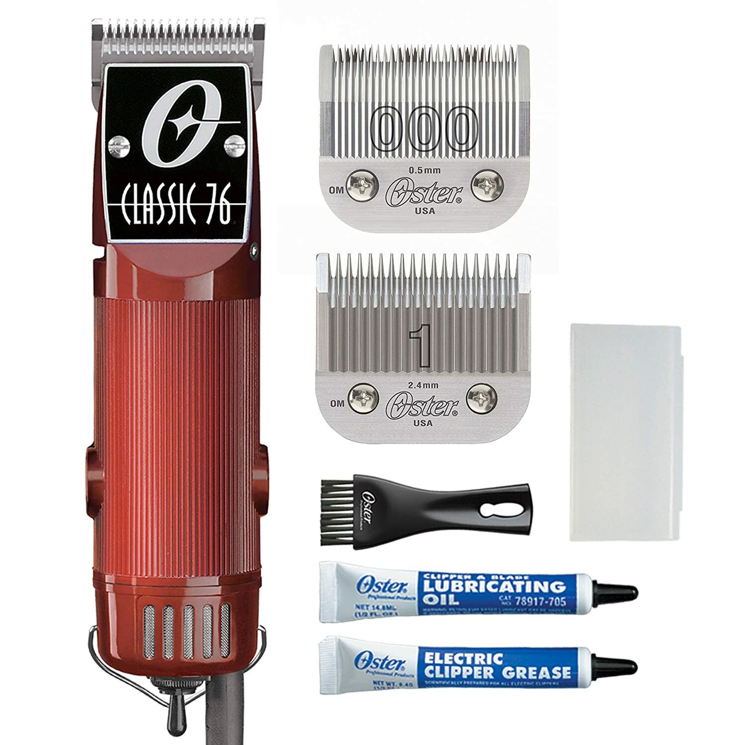 Oster Classic 76 Universal Motor Clipper with Detachable Blades - Brown