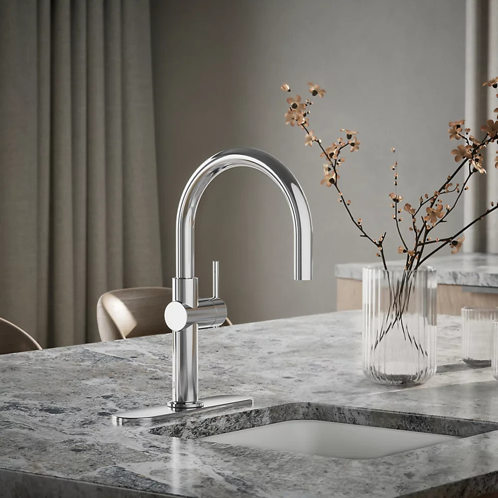 Kohler K-22975-CP Crue 1.5 GPM Single Hole Bar Faucet - Polished Chrome Kohler K-22975-CP Crue 1.5 GPM Single Hole Bar Faucet - Polished Chrome