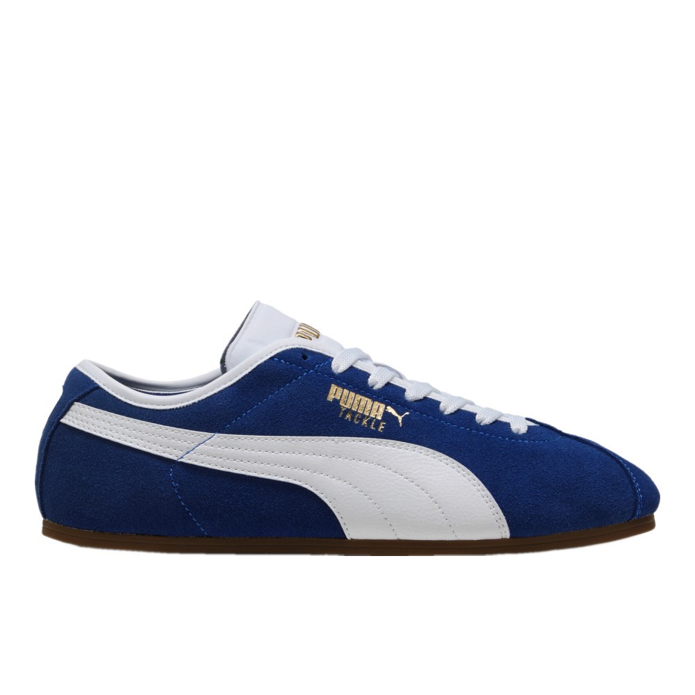PUMA Tackle Lace Up Mens Blue Sneakers Casual Shoes 40445602 PUMA Tackle Lace Up Mens Blue Sneakers Casual Shoes 40445602
