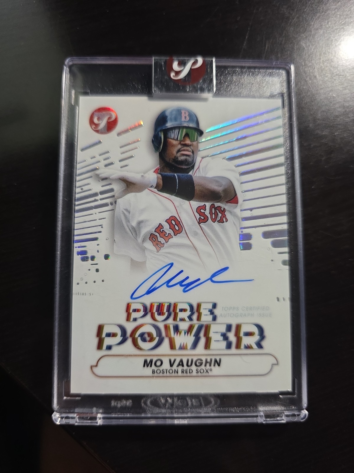 2022 Topps Pristine - Pure Power Autographs Mo Vaughn #PPA-MV (AU)