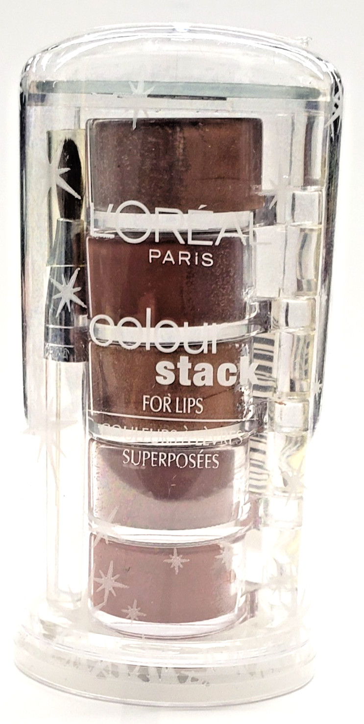 NEW L'Oréal COLOUR STACK FOR LIPS CONTAINS 5 SHADES-BEST BROWNS NEW L'Oréal COLOUR STACK FOR LIPS CONTAINS 5 SHADES-BEST BROWNS