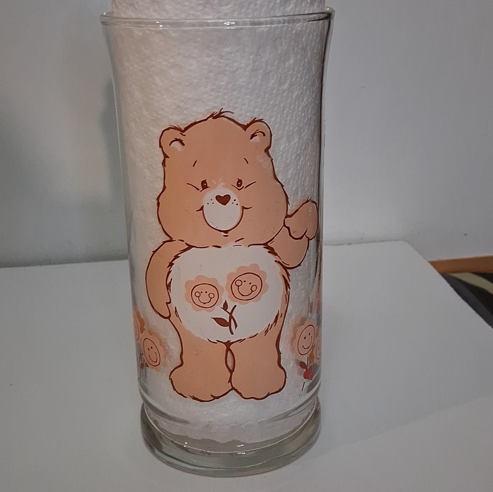 Vintage 1983 Care Bears Friend Bear Pizza Hut Collector Series Drinking Glass Vintage 1983 Care Bears Friend Bear Pizza Hut Collector Series Drinking Glass