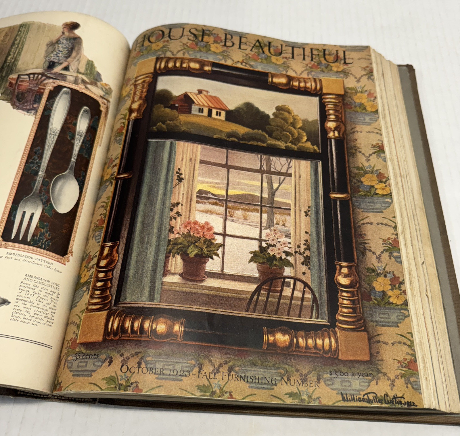 HOUSE BEAUTIFUL (1923) Bound- Victorian Interior Design Architecture Blueprints