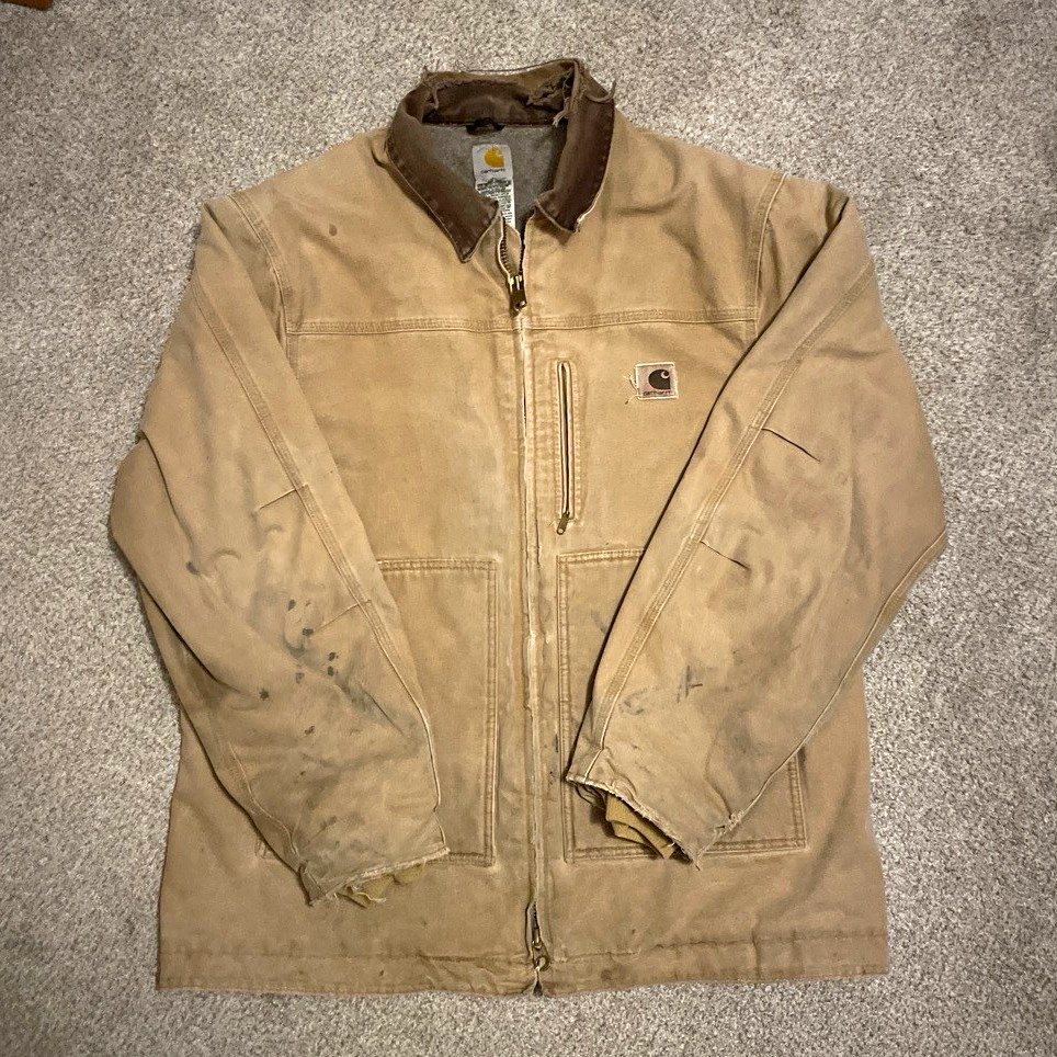 Vintage 2005 Carhartt C61 CML Sandstone Ridge Coat – Camel (XL Tall) Vintage 2005 Carhartt C61 CML Sandstone Ridge Coat – Camel (XL Tall)