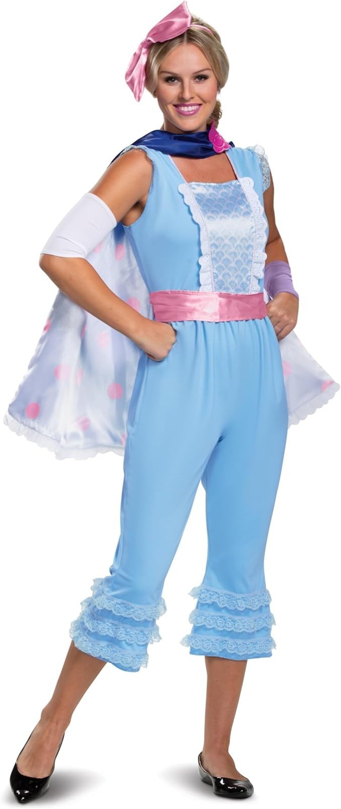 Disguise Women's Bo Peep New Look Deluxe Adult Costume Small (4-6)
