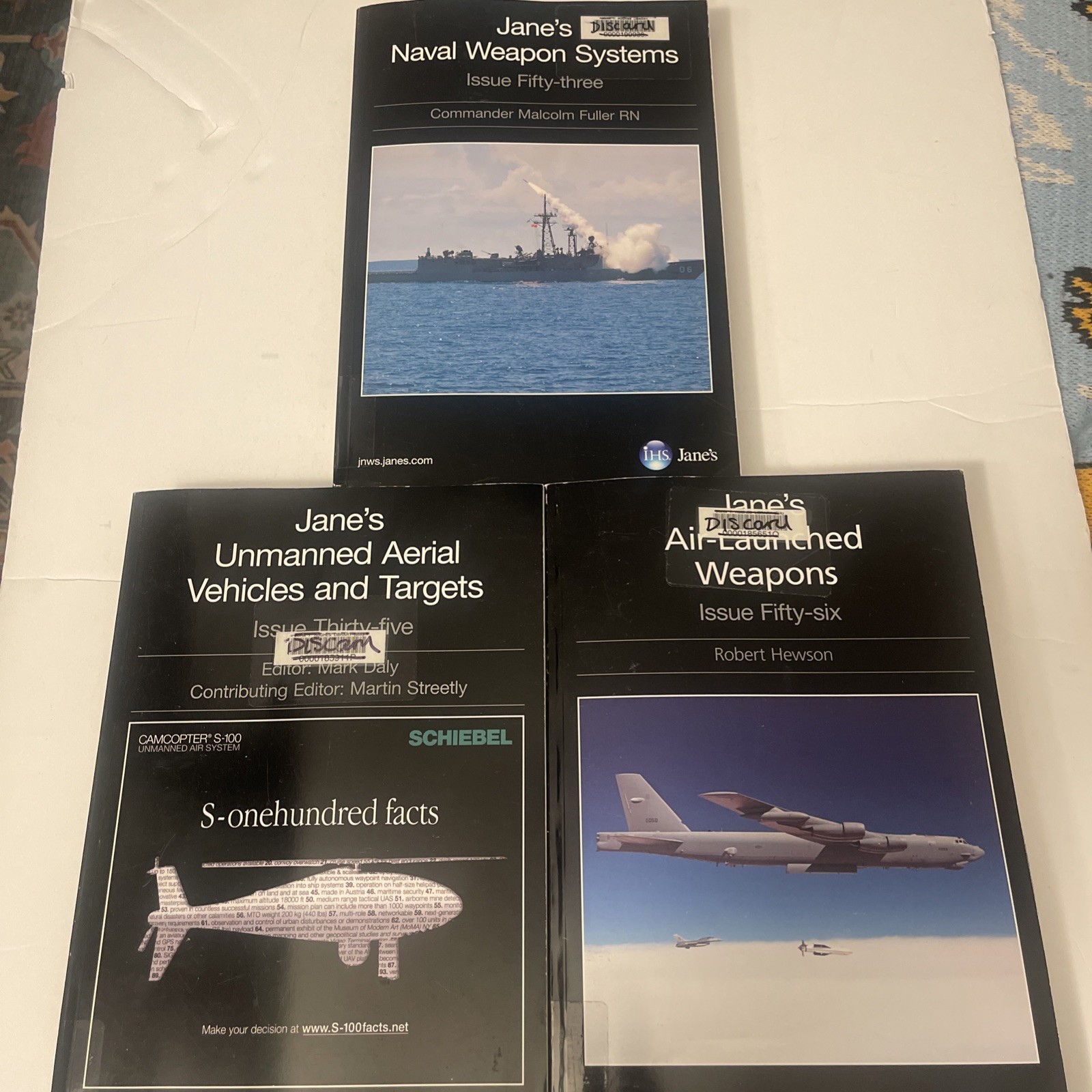 Lot of (3) IHS Jane’s Weapons Military Reference Books Ex-library Lot of (3) IHS Jane’s Weapons Military Reference Books Ex-library