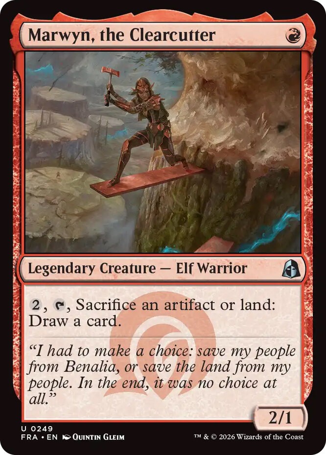 x4 Marwyn, the Clearcutter U MTG Reality Fracture M/NM, English x4 Marwyn, the Clearcutter U MTG Reality Fracture M/NM, English