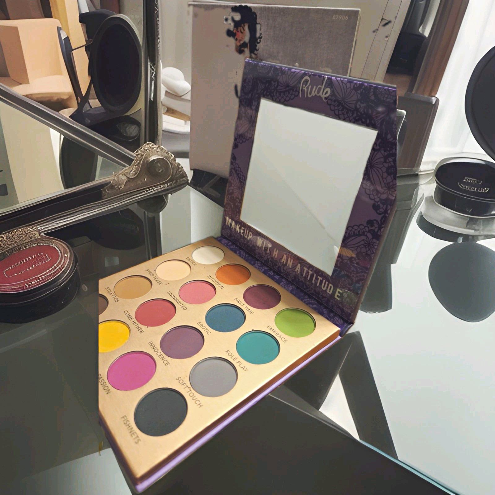 RUDE The Unruly Collection Wild Nights 16-Color Palette Matte 0.53oz MPN 87906 RUDE The Unruly Collection Wild Nights 16-Color Palette Matte 0.53oz MPN 87906